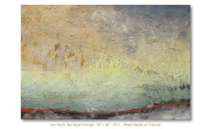 Too Much, But Never Enough